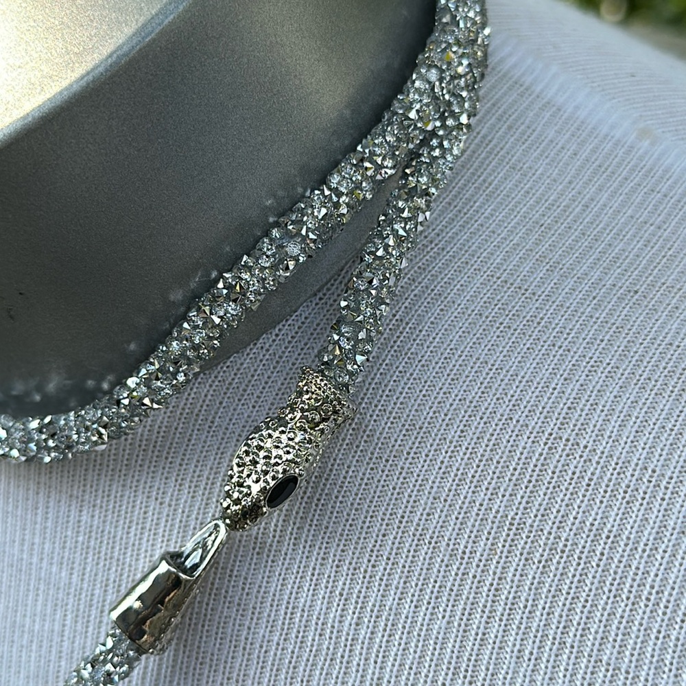 New Exaggerated Snake Shape Adjustable Chain Neck… - image 6